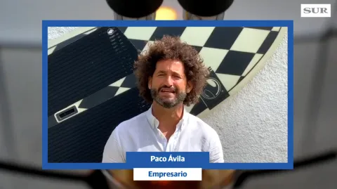Paco Ávila, empresario, hablando para Diario Sur