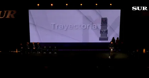 Paco Ávila en la Gala Malagueños del año