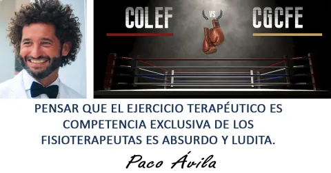 Pensar que el ejercicio terapéutico es competencia exclusiva de los fisioterapeutas es absurdo y ludita.