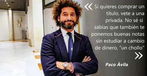 Si quieres comprar un título, vete a una privada. además, no sé si sabías que también te ponemos buenas notas sin estudiar a cambio de dinero, “un chollo”